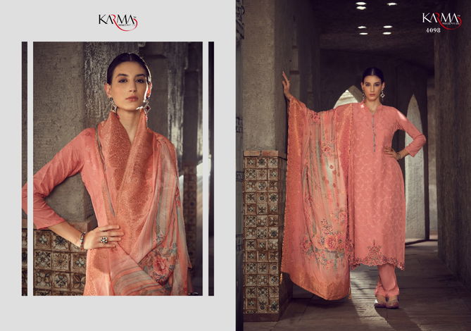 Karma Samaira 4095 Series Heavy Exclusive Wear Designer Salwar Kameez Collection